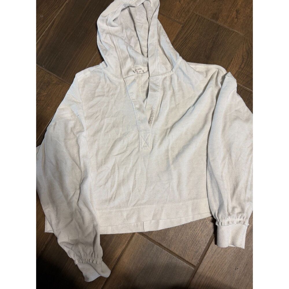 Blu Pepper Hooded Crop Long Sleeve